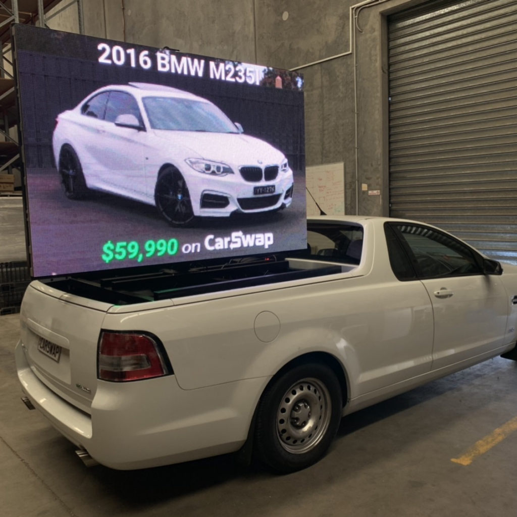 uberLED Demo Ute mobile LED billboard